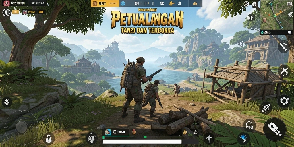 Gameplay seru di dunia terbuka 5RT yang menakjubkan.