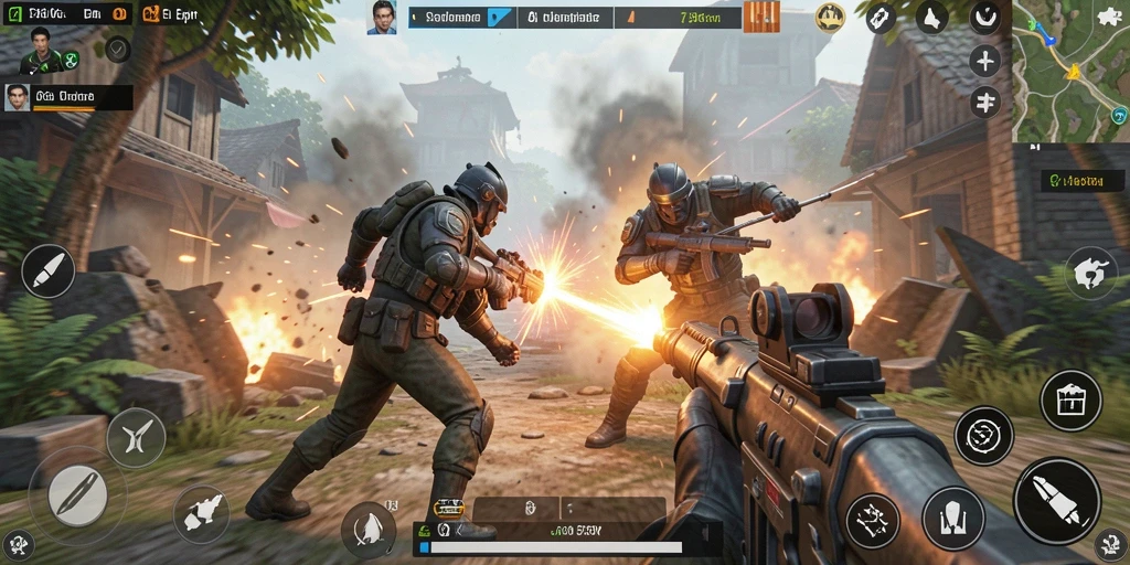 Gameplay seru 73K dengan pertarungan intens dan strategi taktis.