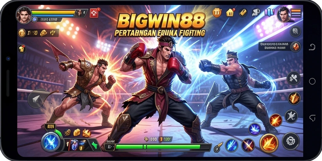Tampilan menarik dari gameplay Fighting di BIGWIN88.
