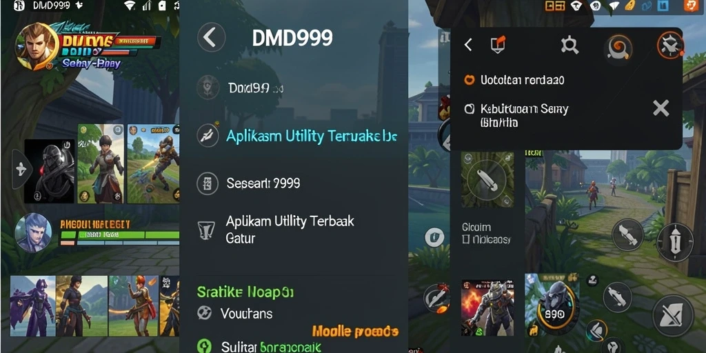 Tampilan antarmuka DMD999 yang user-friendly dan fungsional.