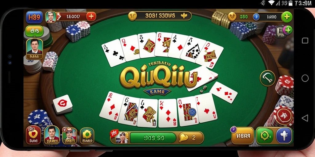 Tampilan menarik dari gameplay H89 QiuQiu yang seru.