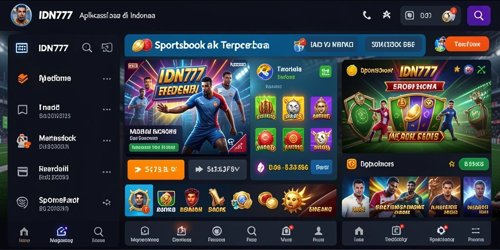 Tampilan gameplay yang intuitif dan menarik dari IDN777.