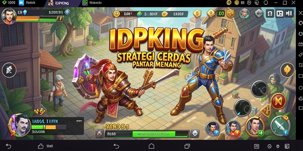 Tangkapan layar gameplay IDPKING menampilkan pertempuran taktis yang mendebarkan.