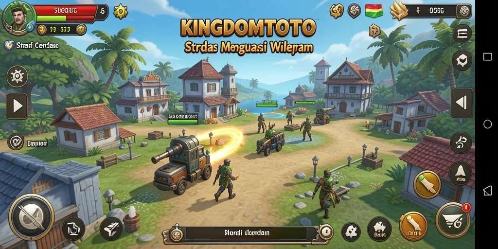 Tampilan grafis menarik dari gameplay KINGDOMTOTO yang penuh strategi.