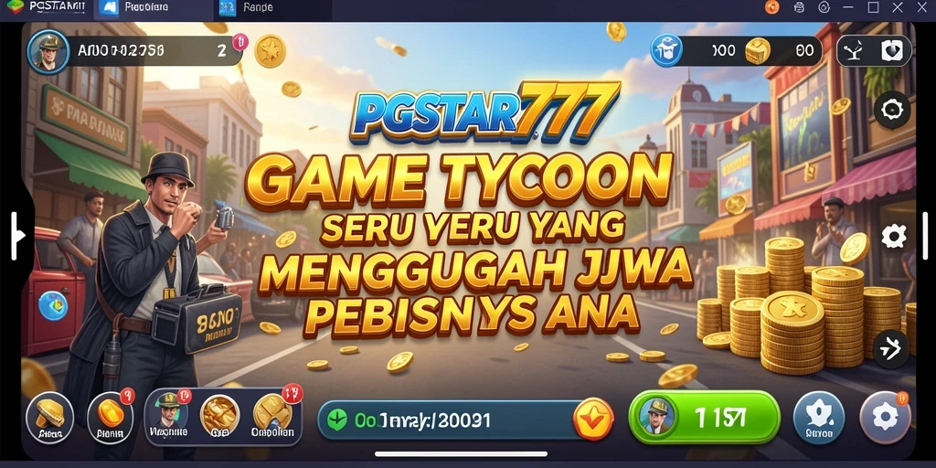 Tampilan gameplay dinamis PGSTAR777 dengan berbagai pilihan bisnis.