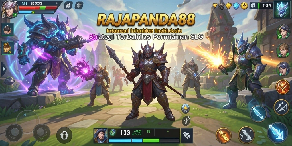 Menampilkan aksi seru dalam gameplay strategi SLG.